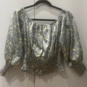 Lucy Paris off the shoulder top